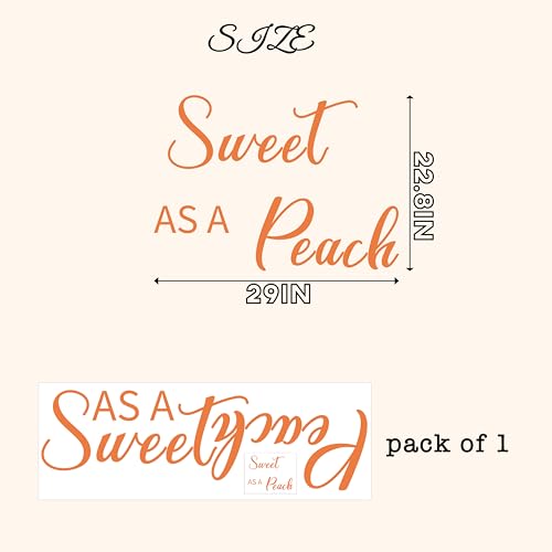 Vinilo decorativo Sweet As A Peach para cumpleaños miniatura 5