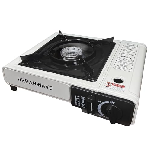 Ghazpmuk Cocina Portátil de Gas, Hornillo de Camping 2800 W, Hornillo de Gas Individual, Cocina Cartucho Gas Portátil, Hornillo Camping Gas, Cocina Gas Portatil, para Camping, Senderismo