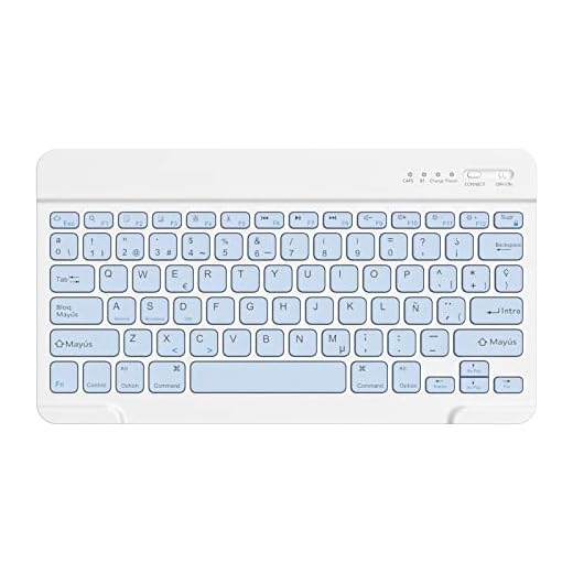 Teclado Bluetooth portátil con protector