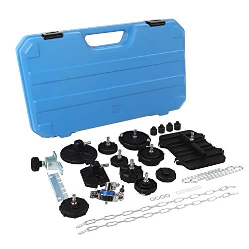 PLAYOCCAR Juego de 12 Adaptadores para Purgador de Frenos con 2 Conectores Universales, Funciona en la Mayoría de los Depósitos de Cilindro Maestro Cover