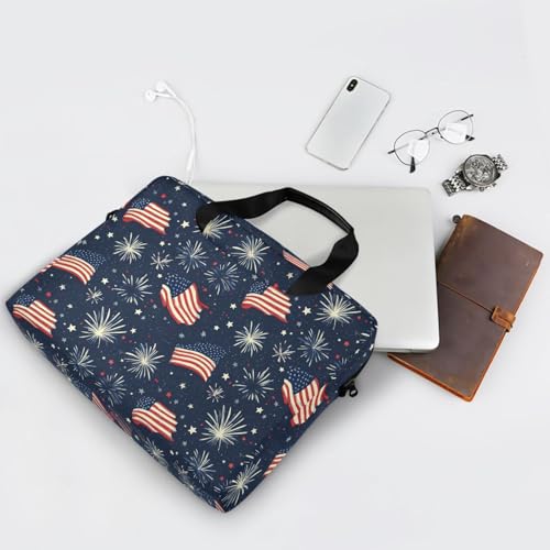 Bolso Maletín para Laptop con Estampado de Bandera, 13-15.6 in miniatura 7