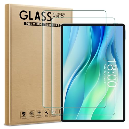 AOKUMA Schutzfolie für Teclast P50/P50S Tab/T50HD/T50 Plus 11 Zoll Panzerglas, 【2 Stücke】 Glas kompatibel mit Teclast P50 Tab, Premium Glasfolie mit 9H Härte, Anti Kratzer, Splitterfest,Anti-Öl