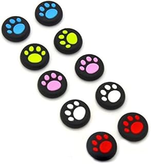 Analog Silicone Thumb Stick Grips Cap Joystick ThumbSticks Caps Cover for PS4 PS3 Xbox One Xbox 360 PS2 Game Controllers (5 Colors)