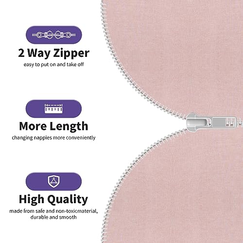 Image of PuppyPaws Baby Sleep Sack 2-Pack Set, Transitional Swaddle, Sleep Sack 3-6 Months, Wearable Blanket Baby with 2-Way Zipper Summer, 95% Rayon derived from Bamboo, 5% Spandex