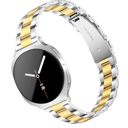 Bracelet Galaxy Watch 8 7 6 5 4 fin en métal Wipalor élégant et classique pour femme