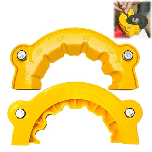 2PCS Drill Bit Sharpener,Multipurpose Drill Sharpener Machine,Drill Bit Grinding Attachment,Angle Grinder Grinding Tool Sharpener,Drill Bit Sharpener for All Bits,Portable Drill Sharpener Tool