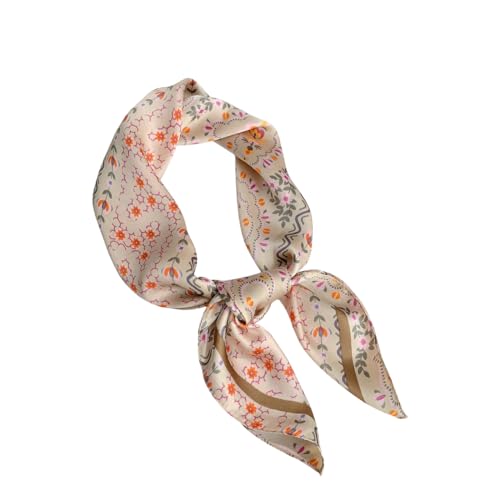 Image of Printed Poly Silken feel Scarf Stole for Women | Stylish, Soft, & Lightweight | Satin Feel Neck Scarf, Hair Scarf, Head Scarf for Women
