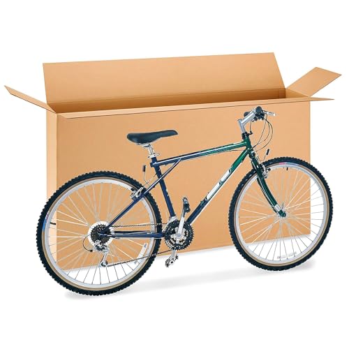Imballaggi Point Boîte de vélo XL 180 × 35 × 95 cm pour VTT 29, E-Bike Grand et Cadres Taille XL – Boîte de vélo extra longue en carton renforcé pour l'expédition et le transport – Lot de 1