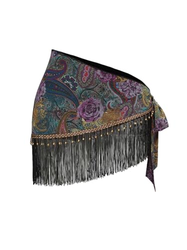 MakeMeChic Women's Wrap Fringe Skirt Beach Cover Up Low...