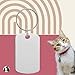Personalized Name Tags Engraved For Pets, Dog Necklace, Personalized Cat ID Necklace, Call My Mom, She's Lost Without Me - Unique Customized Handmade Dog ID Tag