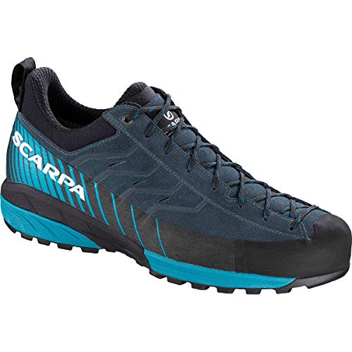 Scamoscio/Gore-Tex Scarpa MESCALITO GTX - Stivali da Escursionismo, Ottanio-Lake Blue Gore-Tex BNN DYNAMIS LB,