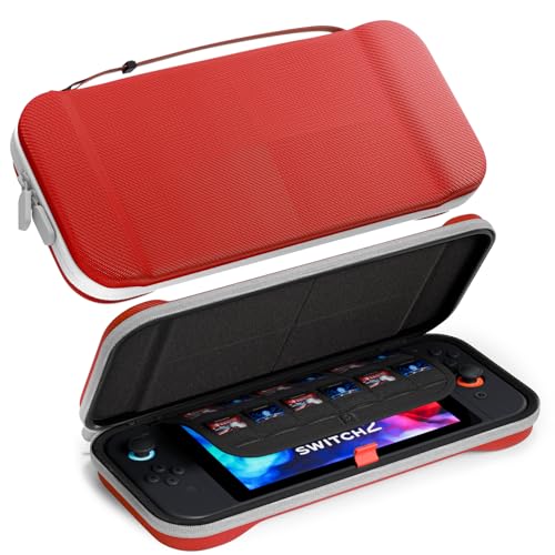 ProCase Nintendo Switch 2 [P[XAϏՌEhE12Q[J[hXbgtA^n[hVFP[X ^ѕ֗ (bh)