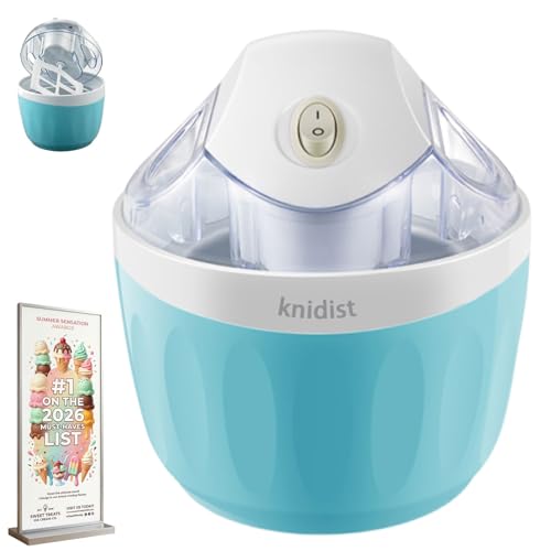 Mini Electric Ice Cream Maker for Kids & Adults