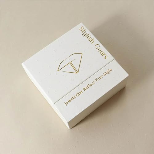 Foldable 4 Leaf Clover Necklace - Premium Quality Stainless Steel, 18k Gold Plated | Ideal Gift for Women's Birthday, Valentine's Day Gift, Clover Pendant Necklace for Her4