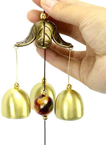 Image of CrazyCrafts Metal Wind Chimes for Home Balcony Garden Positive Energy, Home Decor Hanging Long Brass Bells Gifts for Loved Ones 15 Bells5
