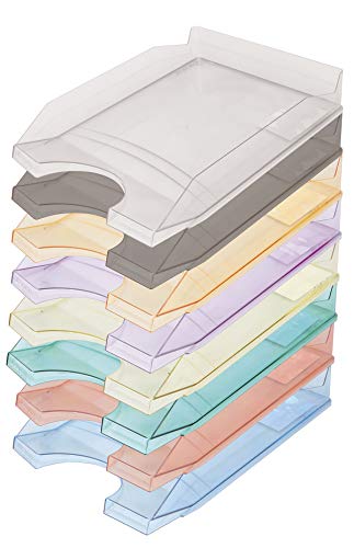 Desktop Letter Tray Office Products Polystyrene/PP A4 Smoky/Small Office Accessories/Type-Standard/Material-Polystrene/PP/Colour-Smoky/Drawer Colour-Smoky/Format-A4 - Image 3