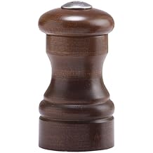 Chef Specialties 4 Inch Capstan Salt Shaker - Walnut - Made in USA