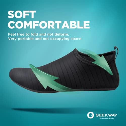 SEEKWAY Water Shoes Quick-Dry Aqua Socks Barefoot Slip-on for Beach Pool Swim River Yoga Lake Surf Women Men SK001 | Image 2