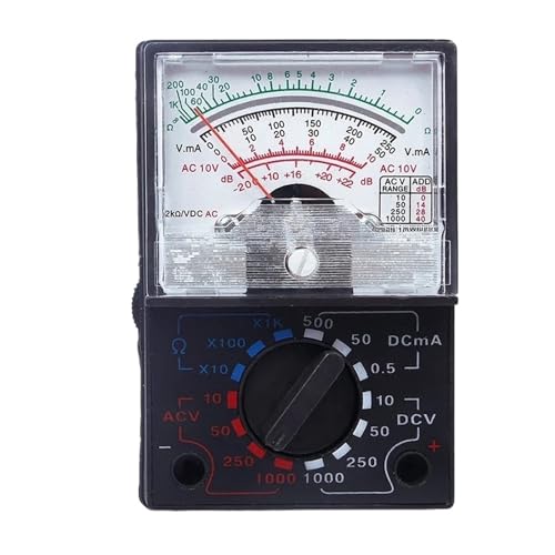 Voltmètre ampèremètre analogique MF-110A testeur tension courant Ohm portable
