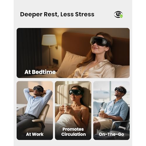 Image of BOB AND BRAD Eye Massager with Heat FSA Eligible HSA, Heated Eye Mask for Dry Eye Relief, Birthday Gifts for Men Women Husband Relax, Temple Massager for Eye Strain Migraine Stress Relief