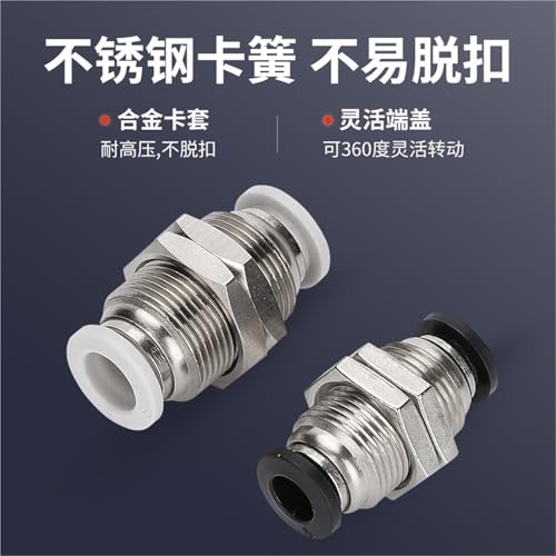 Conector rápido neumático PM4 hermético sin fugas para paneles de aire 4