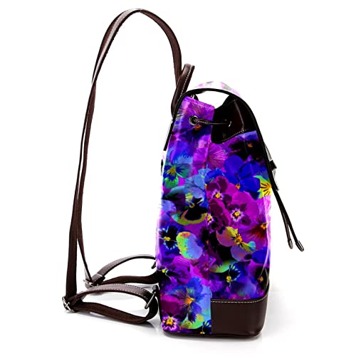 Sac à dos tendance adolescentes similicuir multicolore pour cours et loisirs