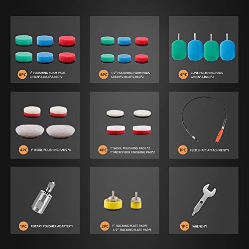 SPTA Albero Flessibile Universale Mini Lucidatrice...