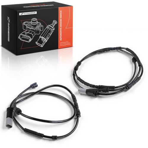 A-Premium Front and Rear Brake Pad Wear Sensors Compatible with BMW Models