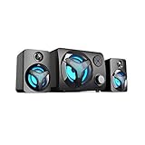 ▶ Bluetooth v5.0 ▶ Alcance hasta 10 m ▶ Altavoces: subwoofer 3 " x1 + altavoces 2 " x2