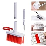 Amplio uso: Juego de herramientas de limpieza multiusos que puede limpiar en profundidad teclados, auriculares y otros objetos pequeños.