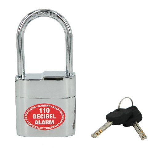 Arregui - D-Laa01 Candado Con Alarma En Oferta Domus Laa01 - Candado En Arco Con La Alarma, Plata