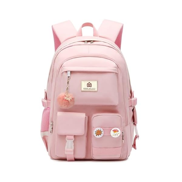 Hidds-Laptop-Backpacks-156-Inch-School-Bag-College-Backpack-Anti-Theft-Travel-Daypack-Large-Bookbags-for-Teens-Girls-Women-Students-Pink Hidds Laptop Backpacks 15.6 Inch School Bag College Backpack Anti Theft Travel Daypack Large Bookbags for Teens Girls Women Students (Pink)
