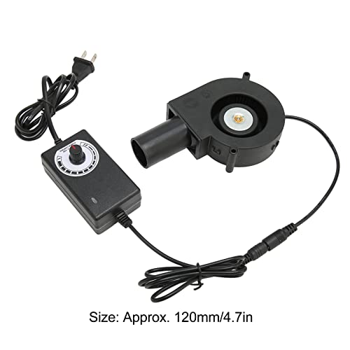 Image of 120mm Mini Blower Fan, AC 110V 220V DC 12V Blower Cooling Fan withDC Brushless Motor for Receiver DVR for Modem 100‑240V