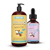 Omega Max Fish Oil Plus Liquid Collagen - for Dog Joint Health, Skin Moisture, Immune System Support & Daily Wellness - Omega Max 16 Ounces – Liquid Collagen 4 Ounces