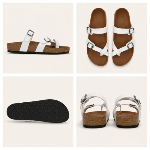 Image of Centrino Sandals for Men | Berkin-Style Slip-On Casual Sandal with Open Toe Design | Comfortable PU Footbed, Arch Support & Lightweight On-Grip Sole for Outdoor Wear (7312)