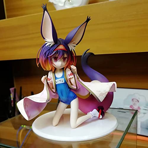 Vaami 20Cm/7.8Inch No Game No Life Izuna Hatsuse 1/7 Swimwear Ver. Anime Figure Model Cartoon Statue Action Figure Cute Girl Statue For Birthday Gift #TOP2