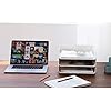 Amazon.com: 3 Tiers Stackable A4 Paper Trays, Office Desk File Holder ...