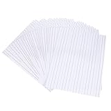 Housoutil 30 Stück Lernkarten für Doppelseitige Wortkarten Beschreibbare Karten für Schule Büro und Zuhause Lernmaterial