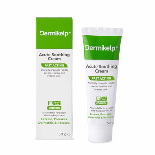 Image of Dermikelp® Acute Soothing Cream – Fast-Acting Care for Sensitive, Itchy Skin – Improves the Appearance of Redness – Dermatologist-Tested with Natural Active Ingredient