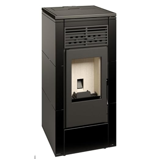 BRICOSOL ESTUFA DE PELLETS NEREA 8 NEGRO DE FERLUX