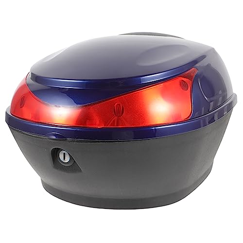 MAGICLULU Baúl Trasero para Scooter Azul con Gran Capacidad y Cerradura