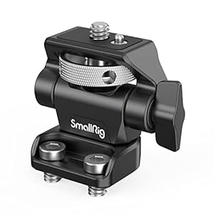 SMALLRIG Kamera Monitor Mount, Swivel 360° and Tilt 180°, Verstellbare Halterung mit 1/4″-20 Schrauben für 5″ und 7″ Monitor – 2904B