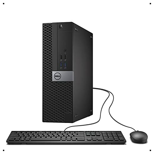 DELL Optiplex 5040-SFF, Core i5-6500 3.2GHz, 8GB RAM, 256GB Solid State Drive, DVD, Windows 10 Pro 64bit (Renewed)']