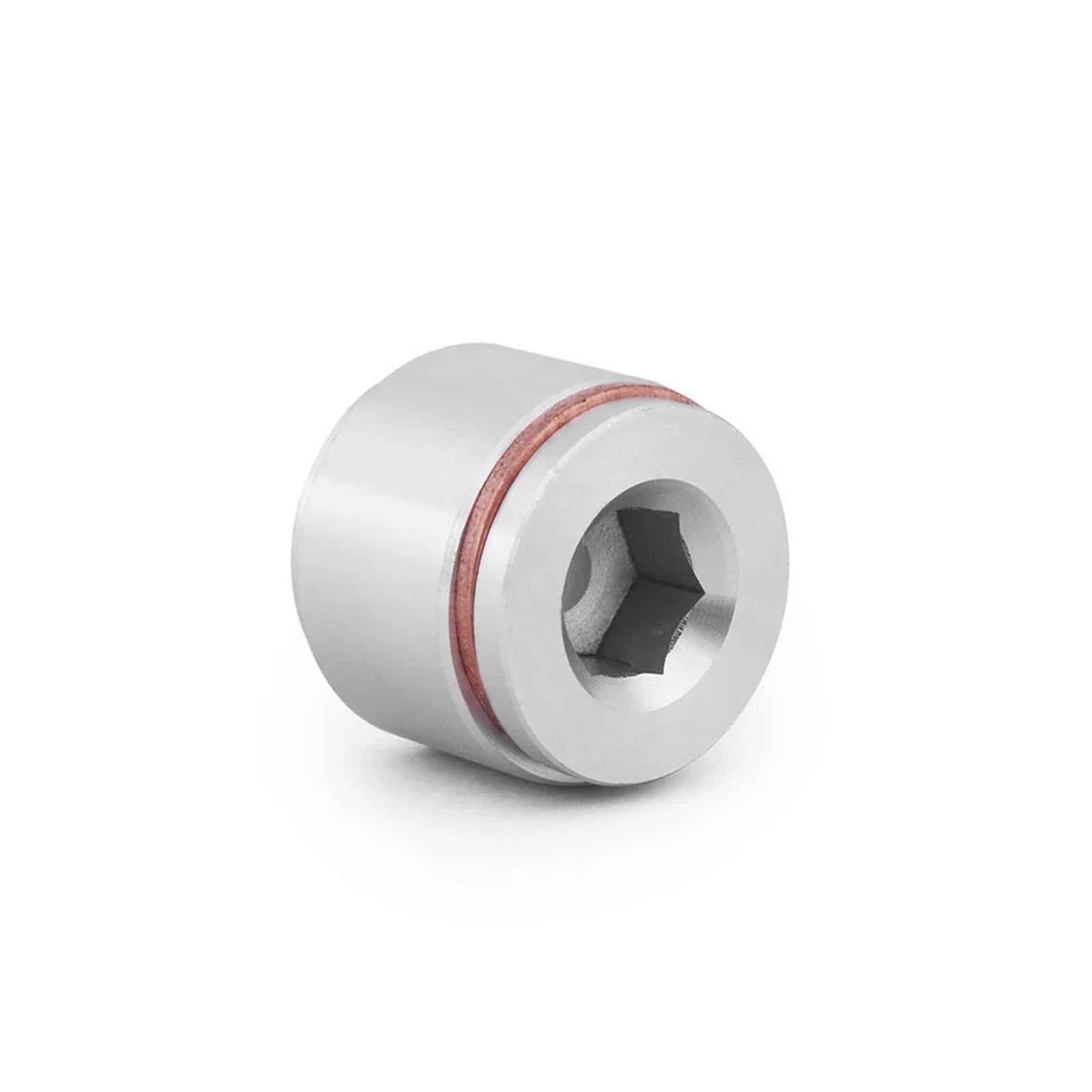 Sauerstoffsensor-Mutter-Schweißstopfen M18 x 1,5 O2-Sensor-Adapter, flacher und gekerbter Mutterstopfen Lambdasonde Adapter(Notched Style)