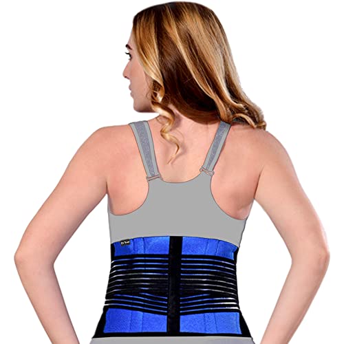 Image of Dr Trust USA Lumbar Support Belt for Back Pain Relief, Orthopedic Adjustable Lumbo sacral Spine Strain Belt For Backache, Posture Corrector, Waist, Lower Back Support For Men /Women -329 (M)
