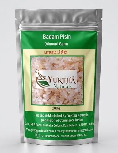Yuktha Naturals Badam Pisin - Badam Gum - Almond Gum - 200g