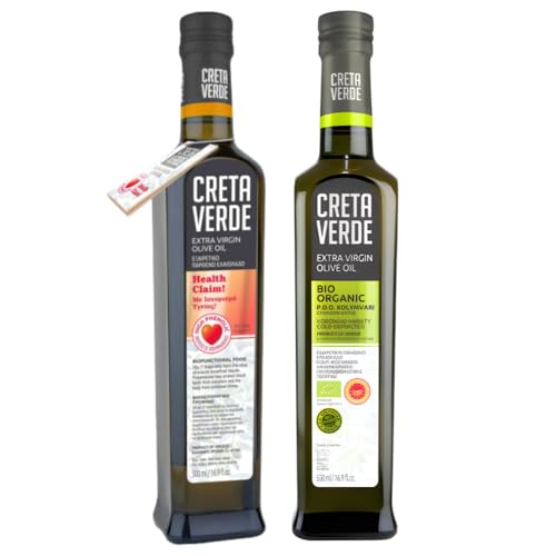 Aceite de oliva extra virgen orgánico Creta Verde 33.8 fl oz