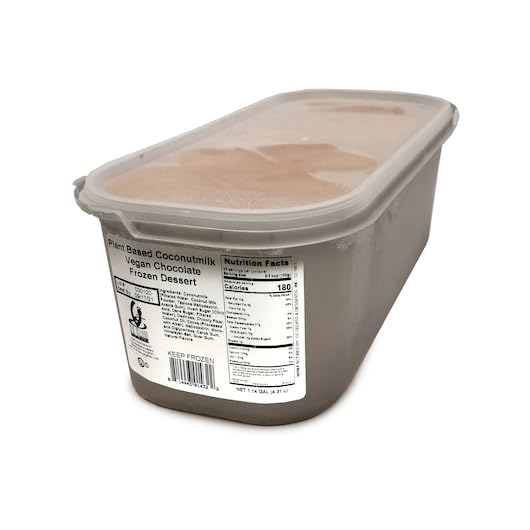 Image of G.S. Gelato Gelato Tub 5 Liter, Pack of 1 (Plant Based Coconut Milk Vegan Chocolate)