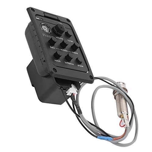 Guitar Volume Control, Guitar Tuner Equalizer Acoustic Piezo Pick Pickup Musical Instrument Accessories Acoustic Guitar Pickup #TOP7