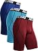 Neleus Men's 3 Pack Sport Running Compression Shorts,6012,Blue,Light Blue,Red,US XL,EU 2XL